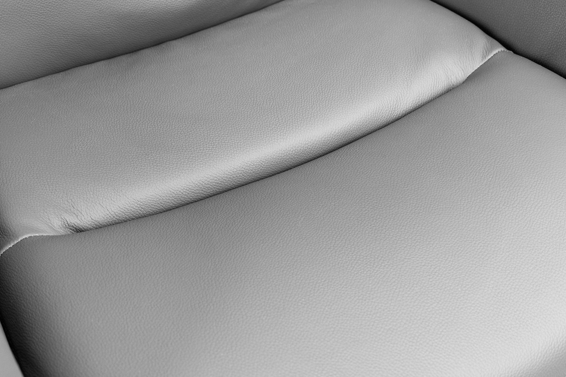 Bürostuhl Taupe Schwarz aus Leder Stoff Metall ohne Rollen