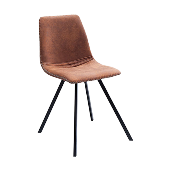 Esszimmerstühle stuhl, barhocker, leder, braun, stuhlbeine
