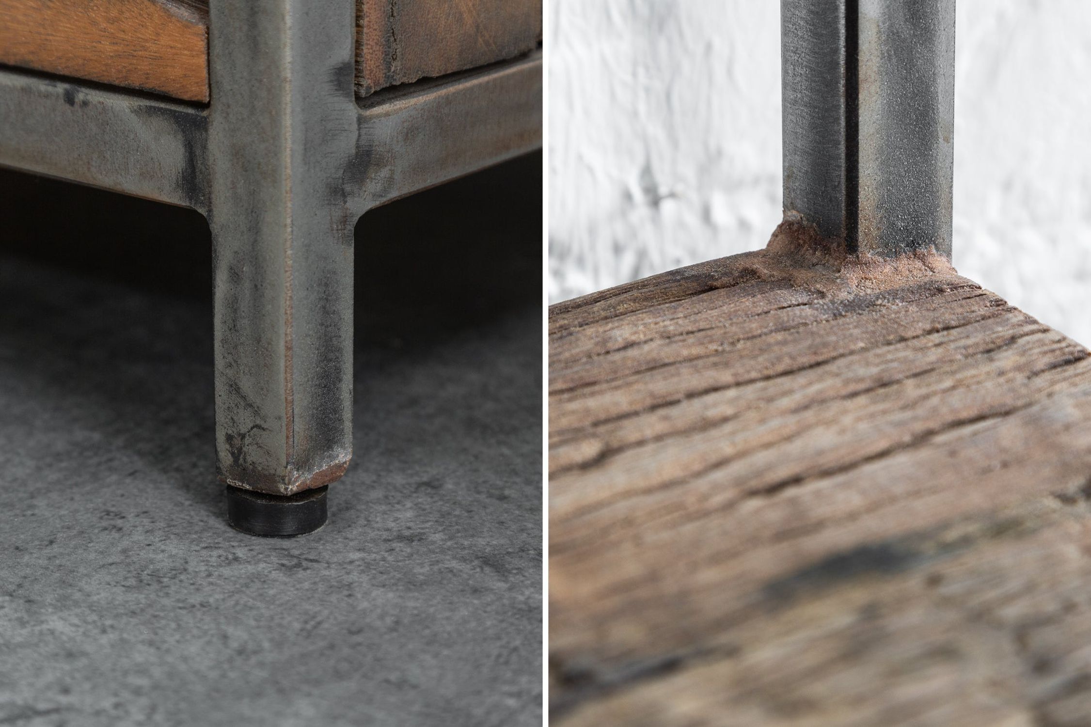 Shabby Regal Holz Metall H: 186 cm Handarbeit für Bücher