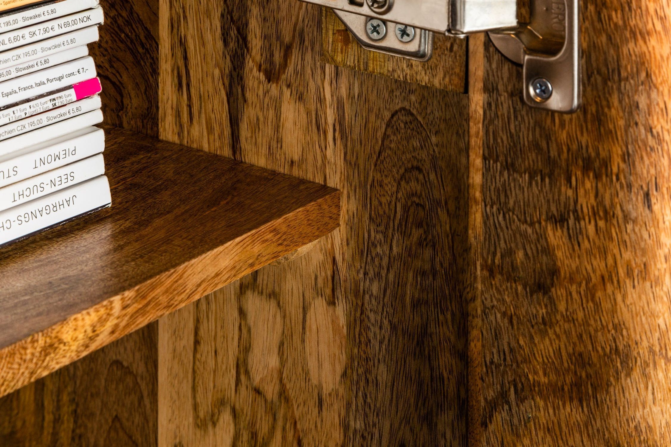 Sideboard Schwarz Gold 177 x 76 cm Handarbeit groß Holz Metall