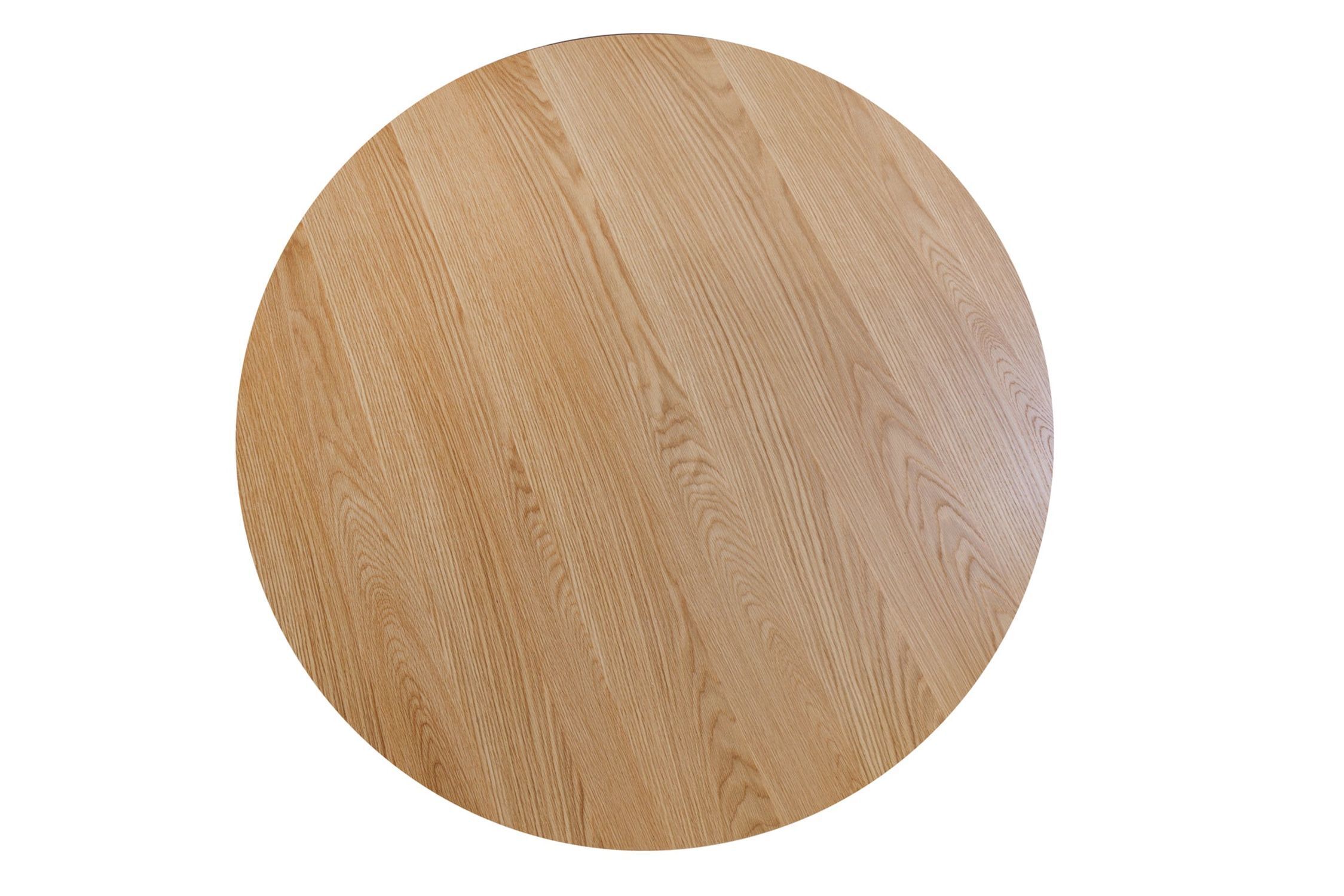 Esstisch rund Ø 120 cm Japandi Design Dunkelbraun