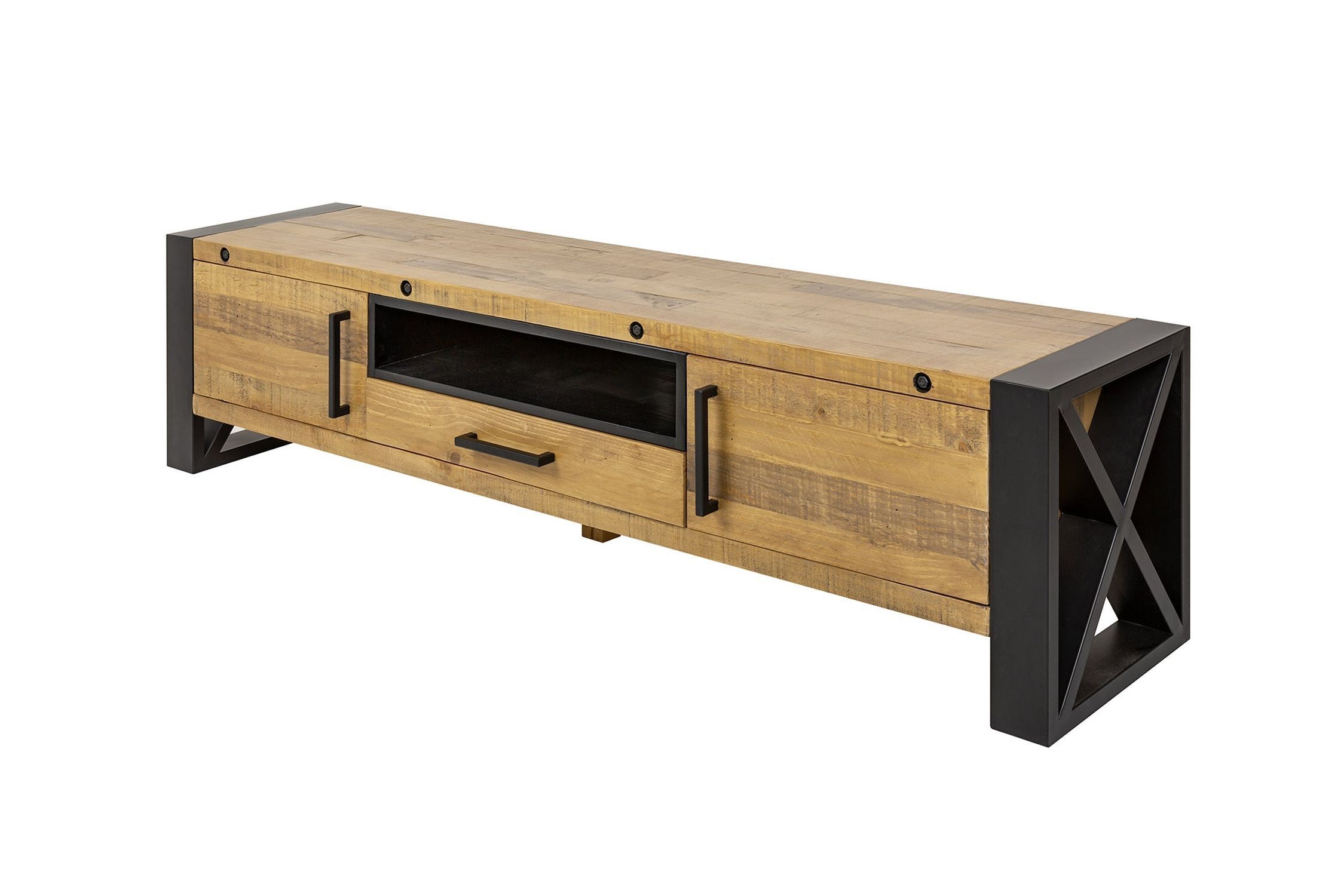 TV Lowboard 200 cm breit Kufengestell Industrial Design