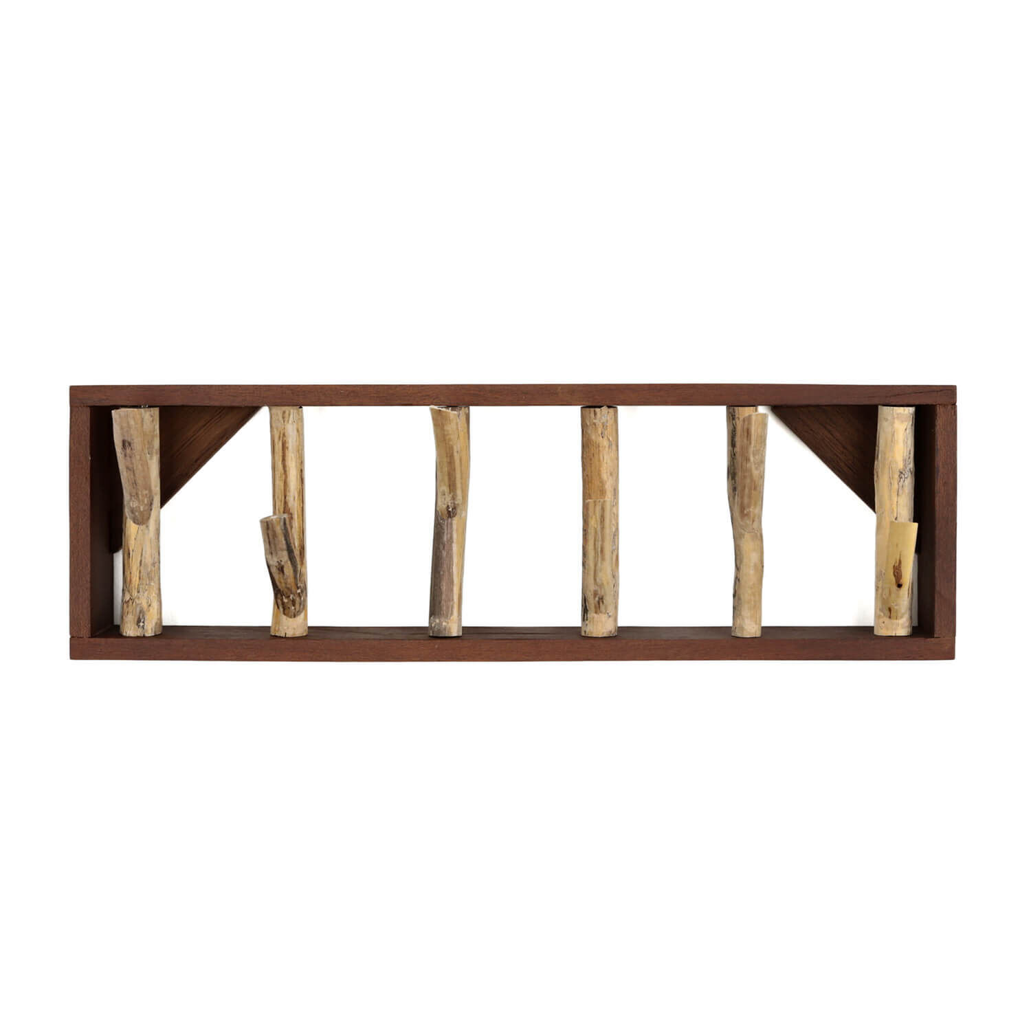 Wandgarderobe Treibholz 101 cm in Natur Handarbeit