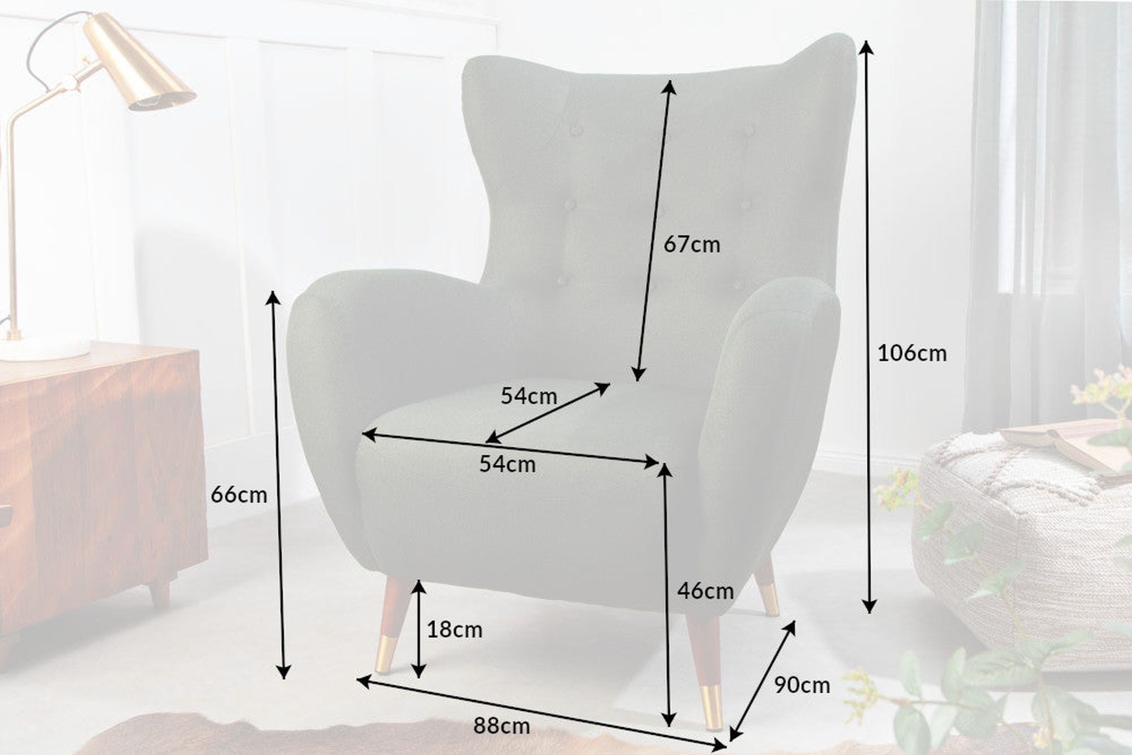Moebel, Stuhl, Lampe, Diagramm, Handlung