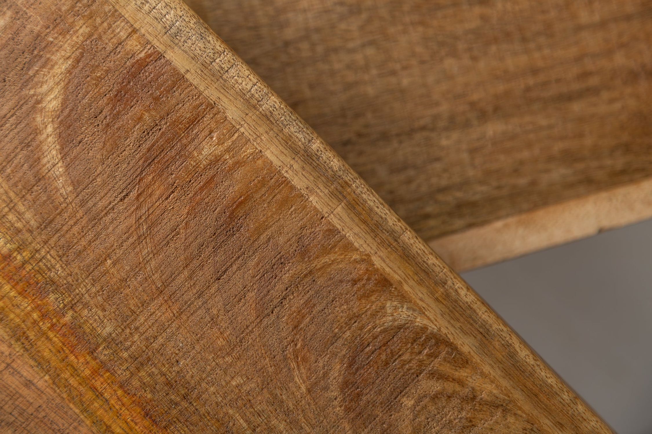Beistelltisch Mango Holz in Natur Massivholz 3er Set