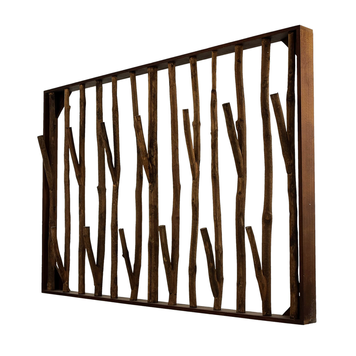 Wandgarderobe Treibholz 50 cm in Braun Handarbeit