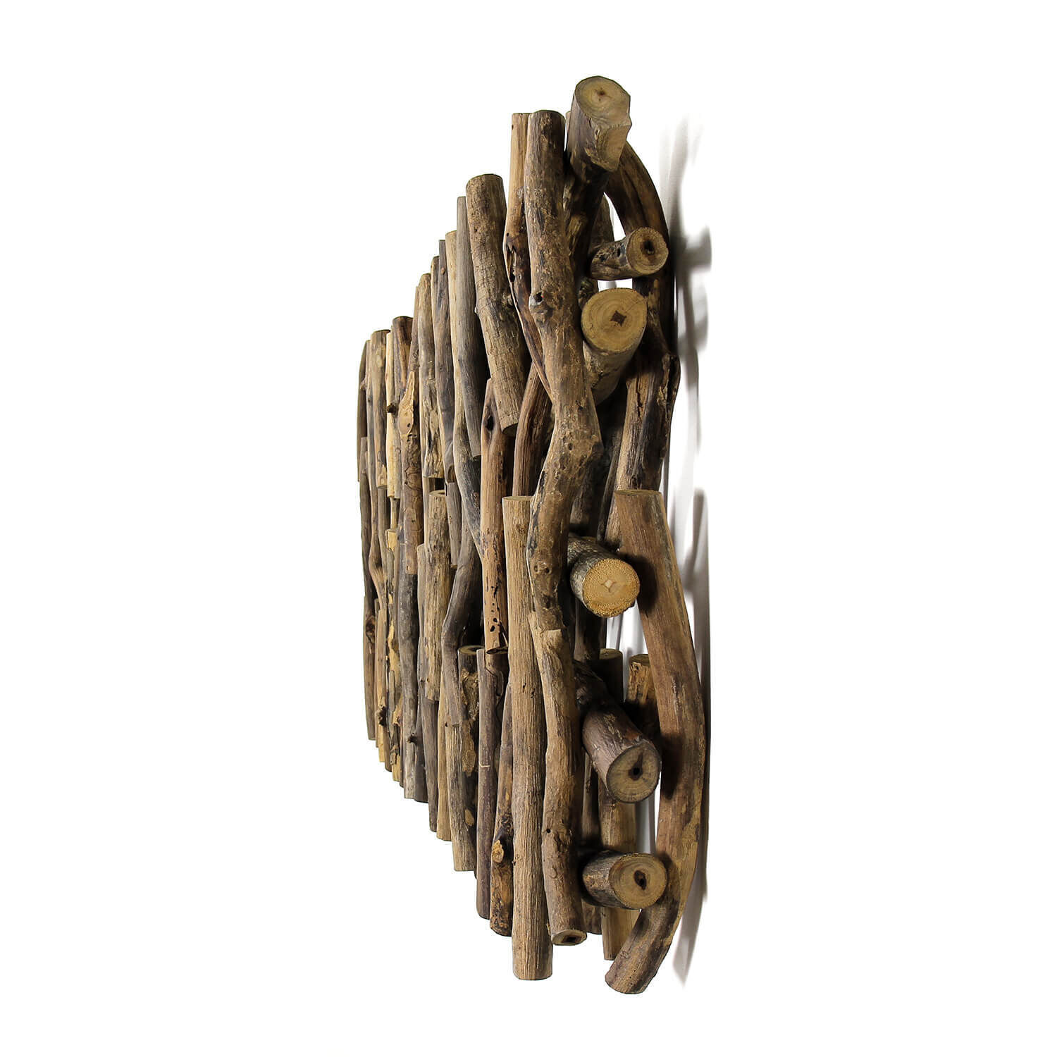 Wandskulptur Treibholz Handarbeit 90 cm in Natur