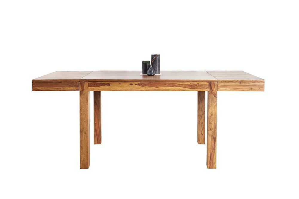 Esstisch Sheesham Holz ausziehbar 1200-2000x80 cm in Natur