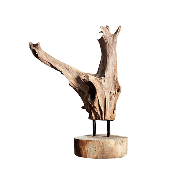 Statuen/Tischdeko Holzfigur, Skulptur, Driftwood, Rustikal, Dekoration