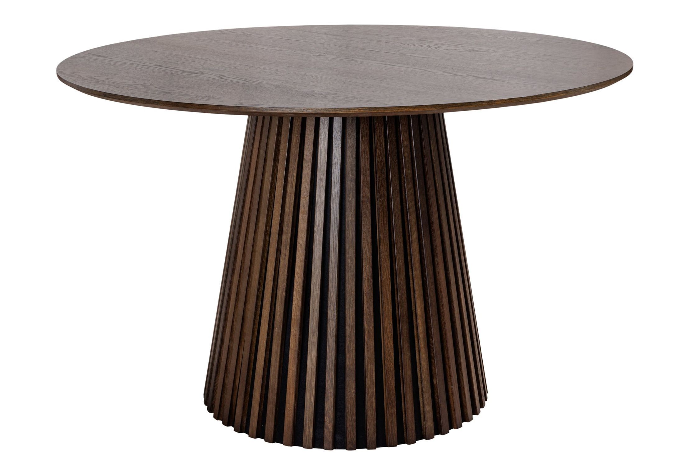 Runder Esstisch 120 cm Japandi Design in Natur