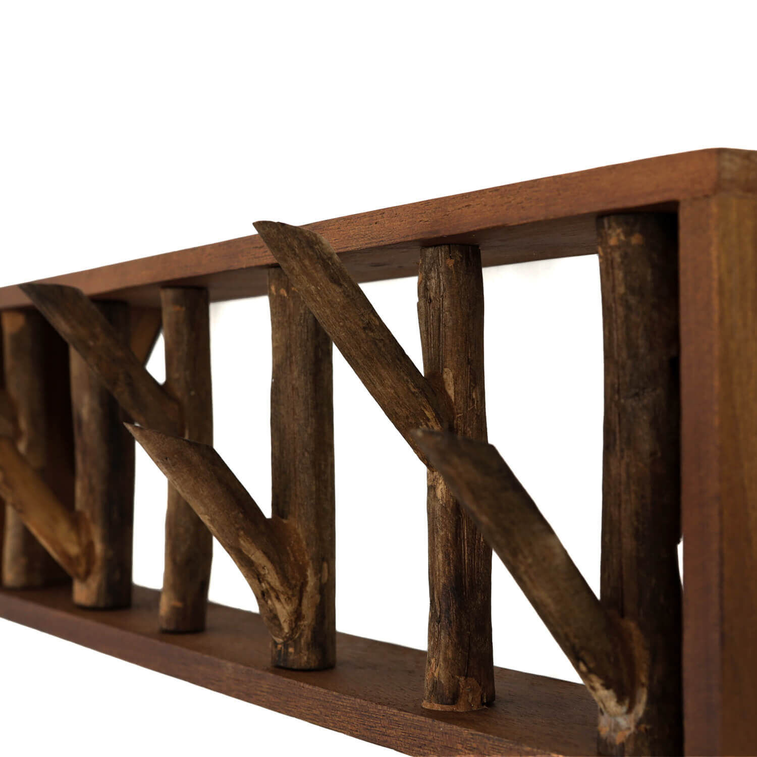 Wandgarderobe Treibholz 36 cm in Natur Handarbeit