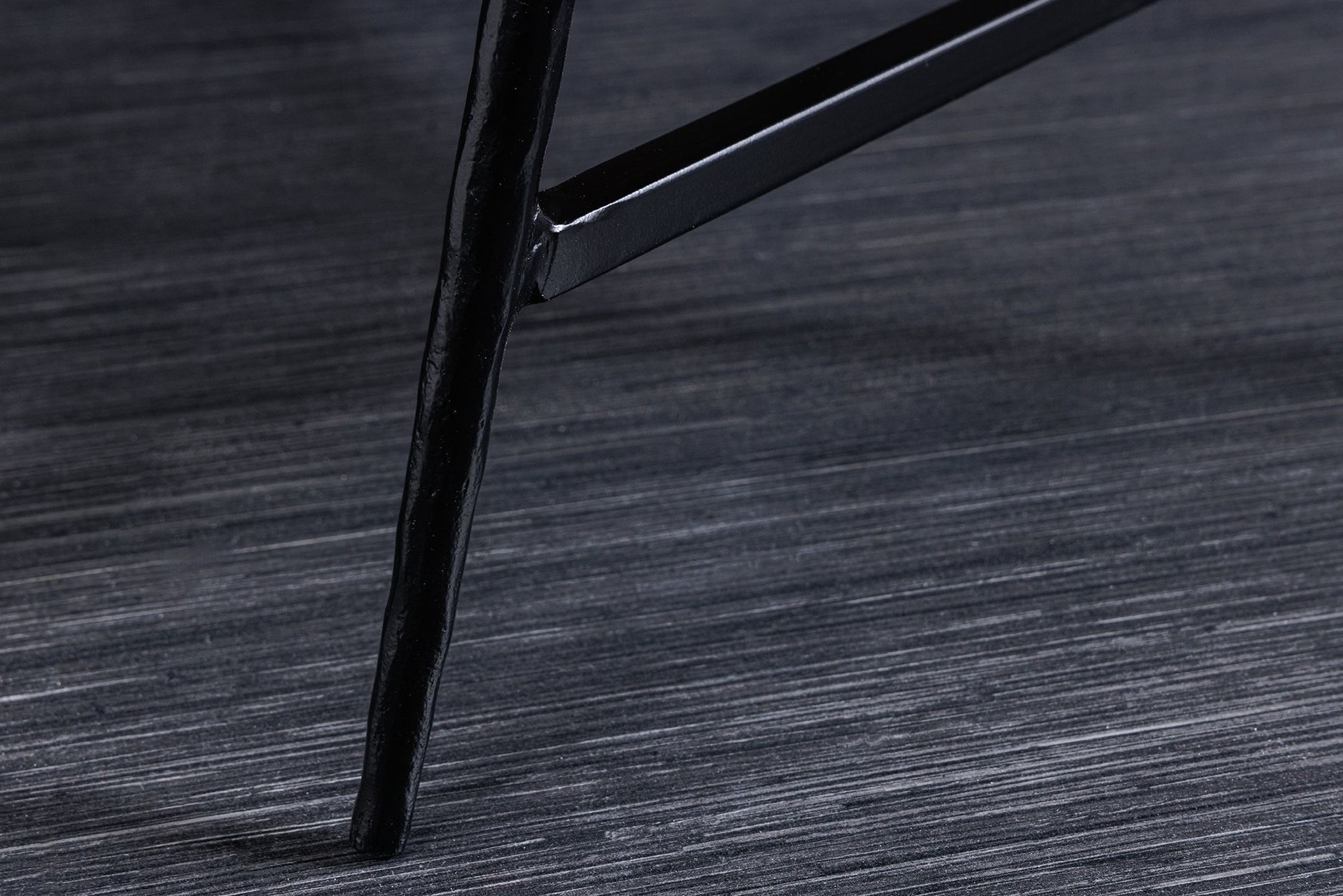 Couchtisch Akazienholz Metall 70 x 70 cm Industrial Design