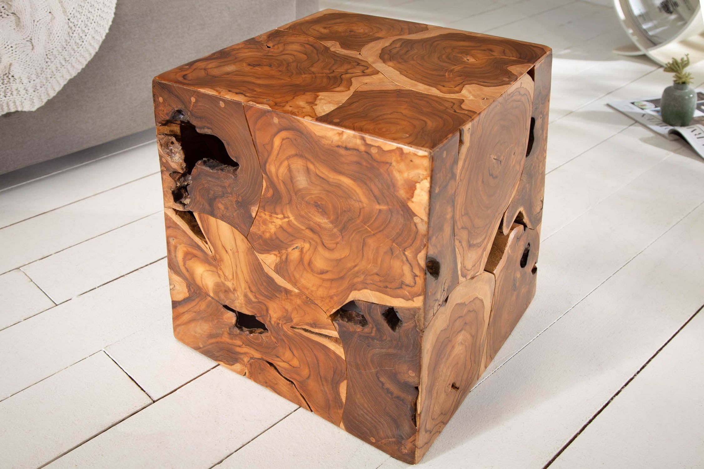Holz, Hartholz, Gebeiztes Holz, Kiste