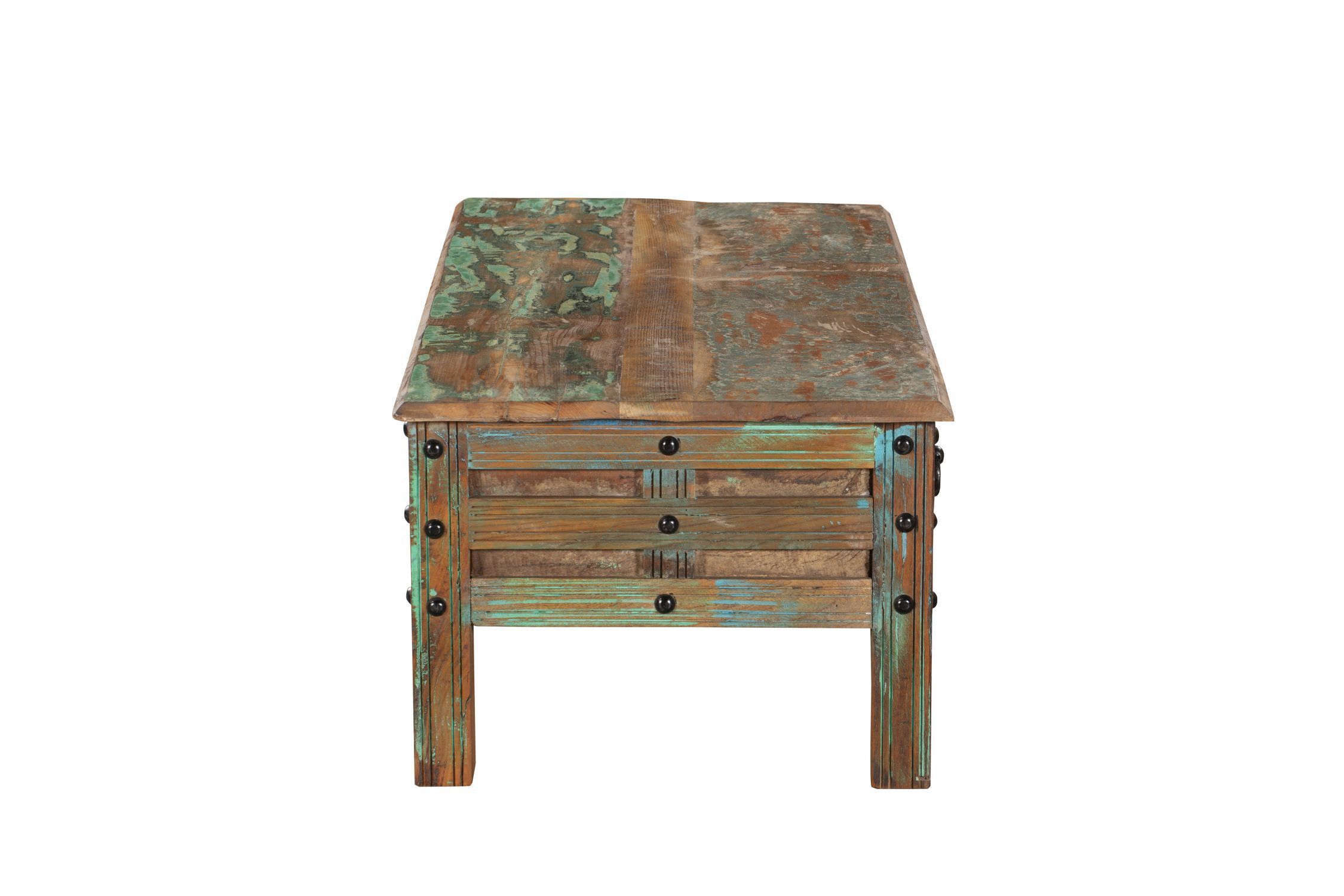 Couchtisch mit Schubladen 115 cm Holz Bunt BLAIR