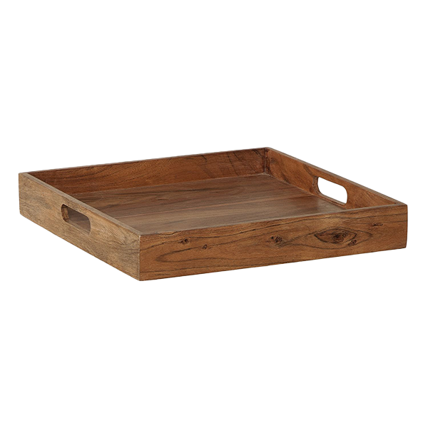 Schalen und Tabletts Holztablett, Servierbrett, Holz, Tragegriff, Tischplatte