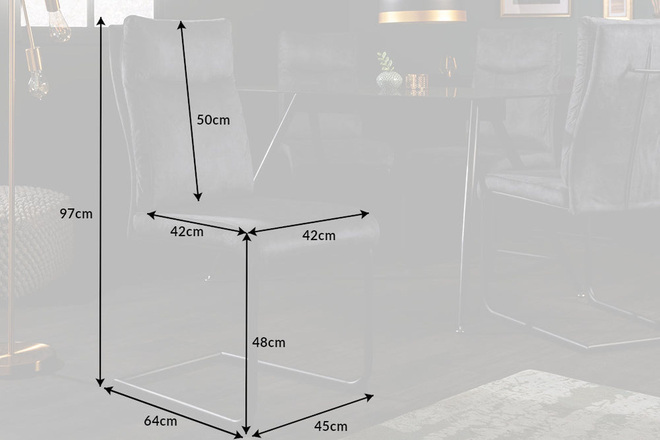 Diagramm, Handlung, Mobiliar