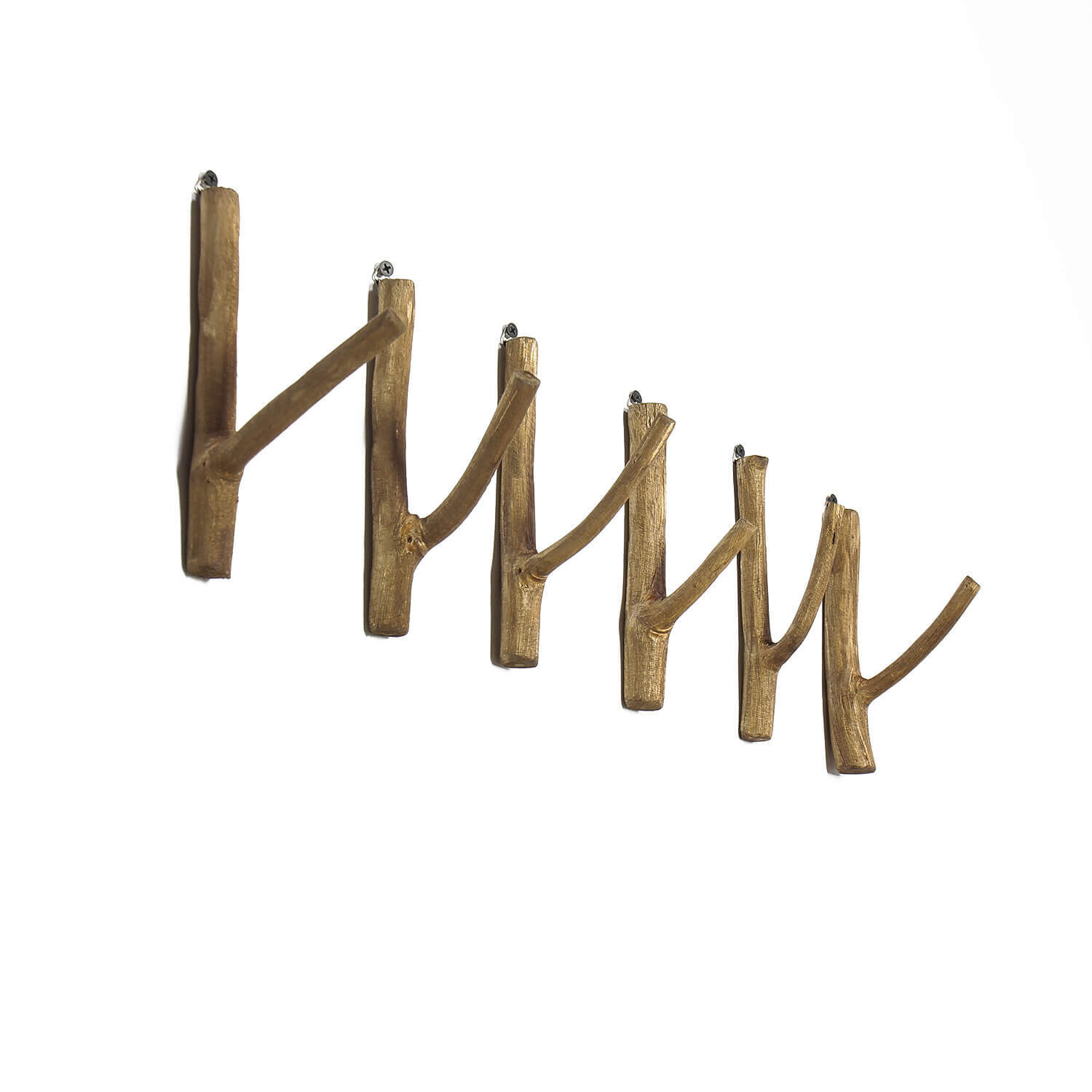 Wandgarderobe Treibholz 80 cm in Natur Handarbeit