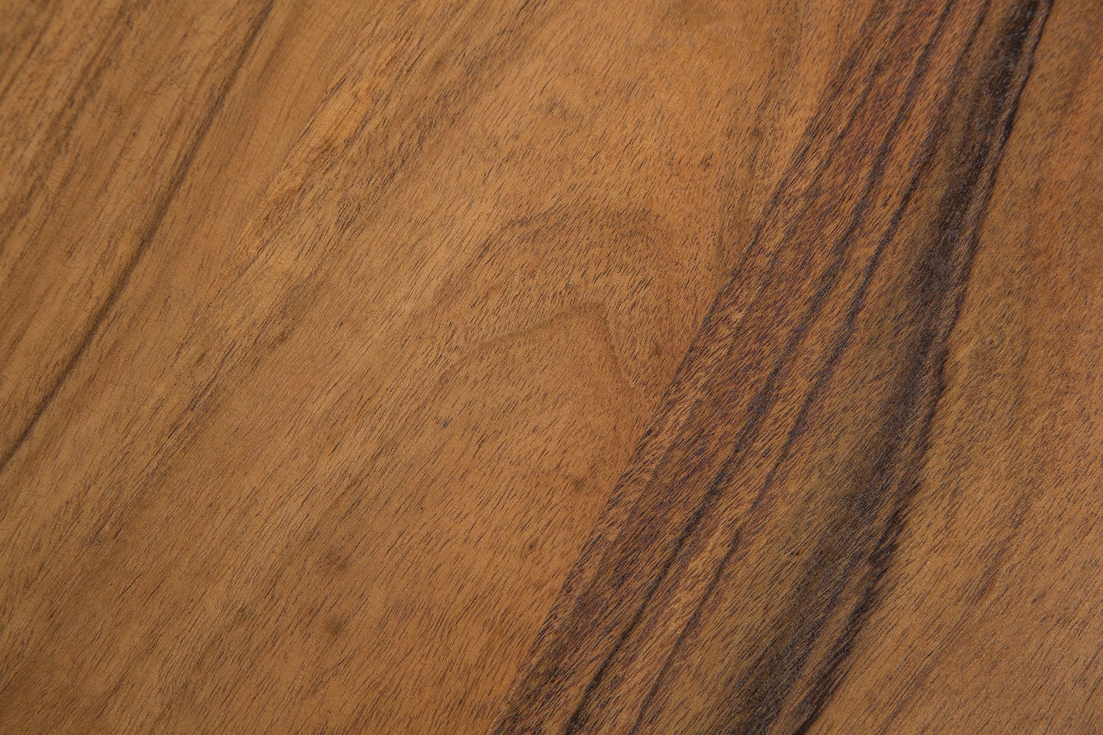 Esstisch Akazienholz Metall 180x90 cm Baumkante Kufengestell