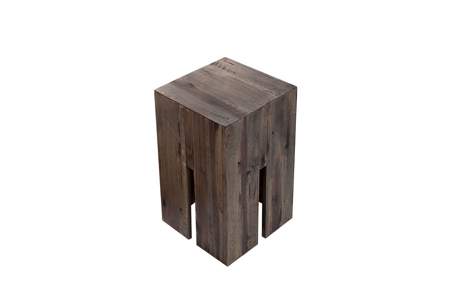 Couchtisch Treibholz 30x30 cm in Grau