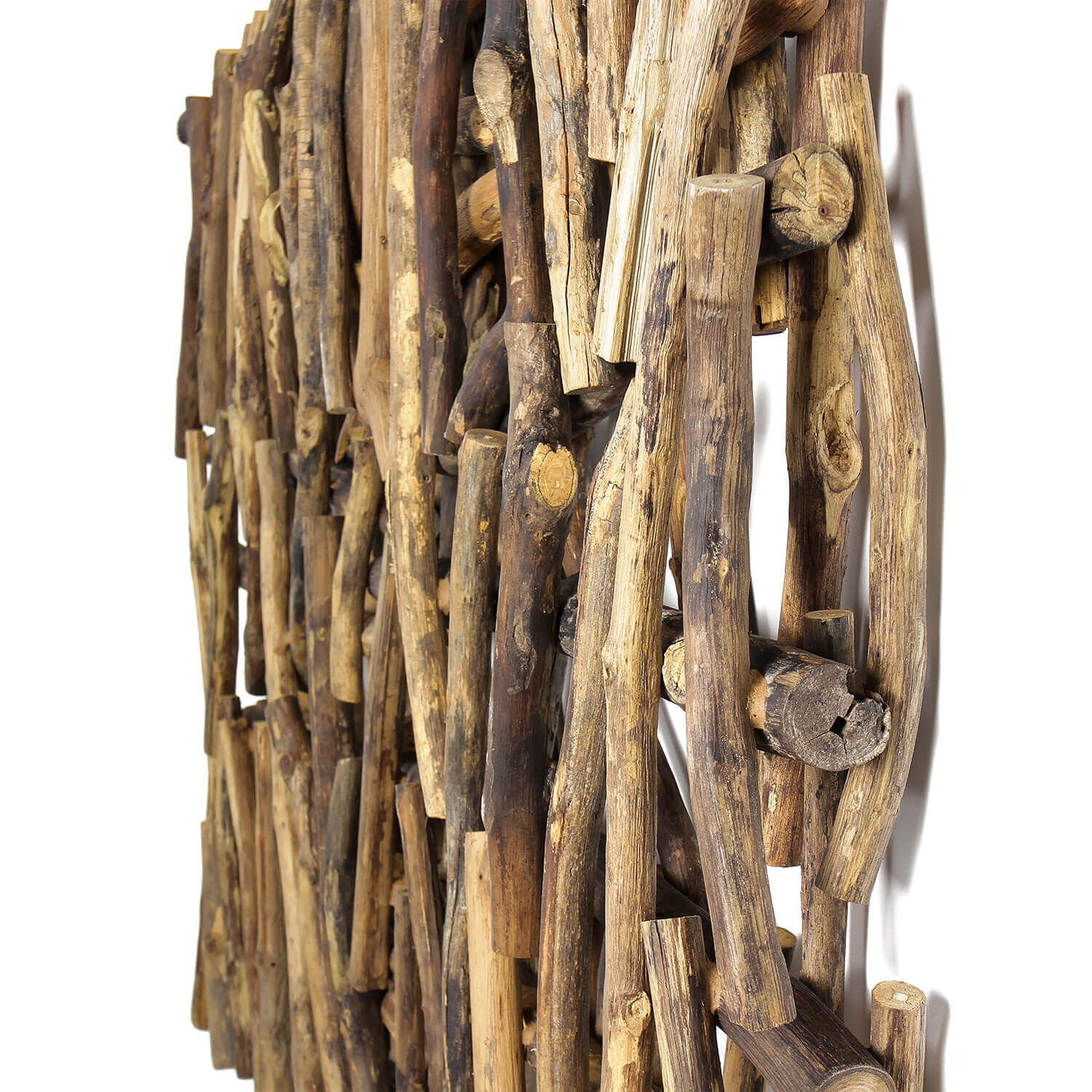 Wandskulptur Treibholz Handarbeit 55 cm in Natur