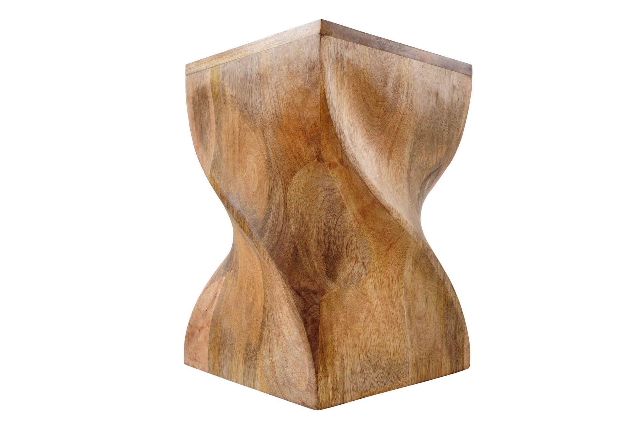 Beistelltisch Mangoholz H: 45 cm Handarbeit massiv