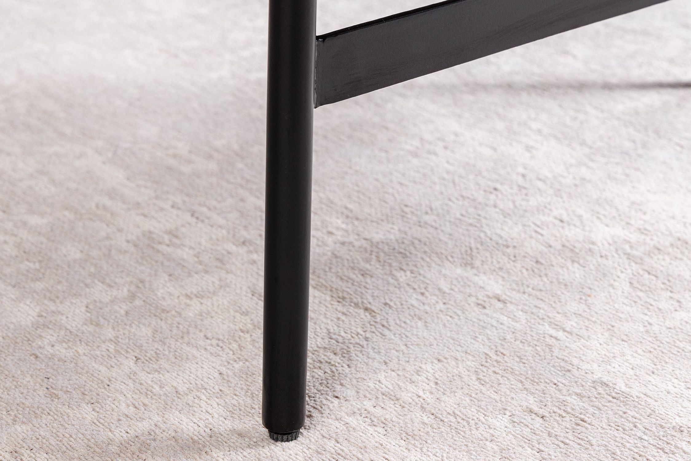Couchtisch Sheesham Holz Metall 86 x 50 cm